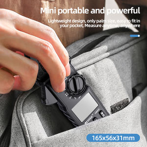 Medidor de abrazadera con interruptor C/F, dispositivo de medición de temperatura con pantalla grande HD de 25mm, capacitancia de resistencia AC DC, NCV, rango automático - Product Image 3