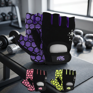 Gants de musculation sans doigts en cuir rembourré, antidérapants et respirants pour la musculation et le cross-training - Product Image 2