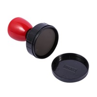 Y824 Ha Tampon de sceau circulaire ovale photosensible rouge et noir en gros avec tampon photosensible de 7 mm