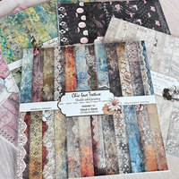 GF 24 feuilles de carton double face 12x12 pouces, impression 4 couleurs, impression personnalisée, papier décoratif coloré pour scrapbooking et loisirs créatifs