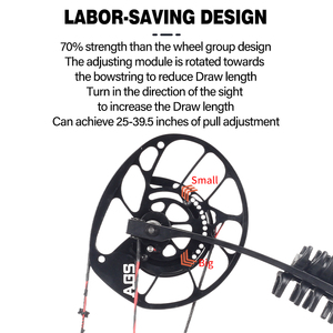 SPG – poulies en carbone pur pour tir <span class=keywords><strong>à</strong></span> l'<span class=keywords><strong>arc</strong></span>, stabilisateur de <span class=keywords><strong>flèche</strong></span>, métal Peep Sight, équipement réglable de 30 <span class=keywords><strong>à</strong></span> 70 lb - Product Image 3