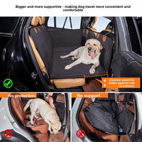 Housse de siège auto pour chien avec extension de banquette arrière, antidérapante, fond rigide, imperméable en Oxford, toutes saisons, pour SUV, stock étranger