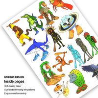 Libro para Colorear de World of Warcraft, el Más Vendido, Diversión para Niños, Libro para Colorear Abstracto con Diseños Alienígenas, Impreso y Personalizado al por Mayor