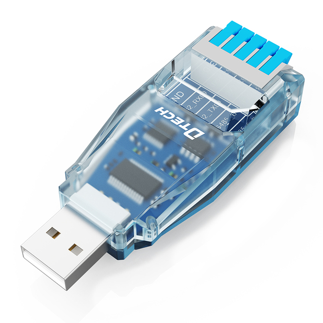 DTECH IOT5091(FT) Industrial Grade High Speed USB to RS232 RS485 Communication Module Converter