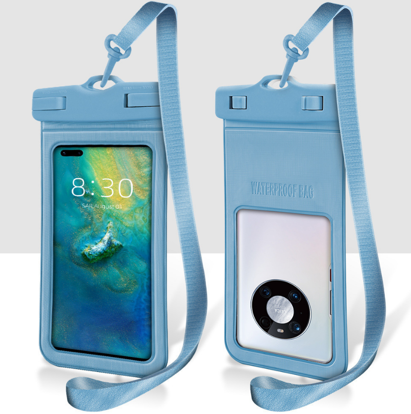 Universal Waterproof Mobile Phone Pouch Dry Bag Camping Swimming Underwater PVC Floating Waterproof Phone Case With Lanyard
