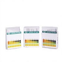 Tiras de pH de Precisión Universal 0-14 con Precisión de 1 pH para Pruebas de Agua, Suelo, Laboratorio y Aguas Residuales Industriales