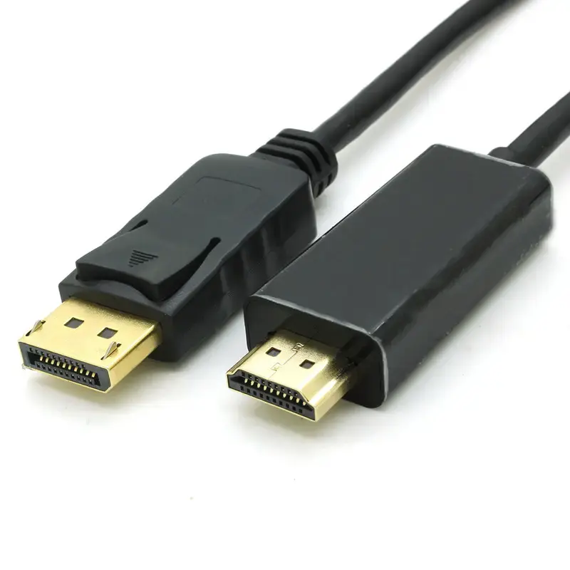 DisplayPort DP to HDMI Adapter Cable 1.8M 6FT 4K x 2K 1080P Gold Plated Cord Display Port HDTV Cable Converter PC Laptop