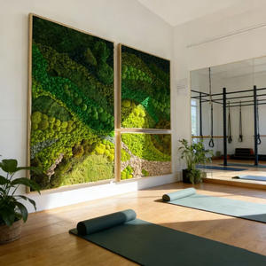 Cadre de mousse préservée, décoration artistique, panneau de mousse naturelle pour décoration murale, fait main, écologique, art mural en mousse pour la maison et le bureau - Product Image 4