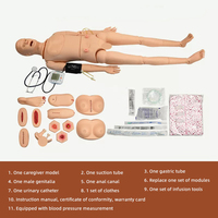 Modelo Humano de Enfermería Avanzado y Completamente Funcional con Simulación de Medición de Presión Arterial para Entrenamiento y Prácticas