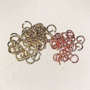 Diy Jewelry Metal Open <b>Rings</b> Round Plated For Bracelet Making - Product Image 2