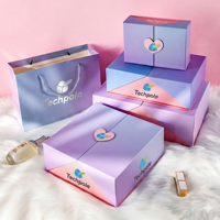 Luxuriöse Doppeltür-Magnetgeschenkbox mit Individuellem Logo, Stabile Kartonverpackung für Schmuck, Kosmetik, Schokolade, Kerzen
