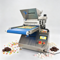 Spiral Bear Jelly Gummy Bean een machine voor het maken van snoepjes, kleine snoepjes, kleine lolly's en wasachtige snoepjes.