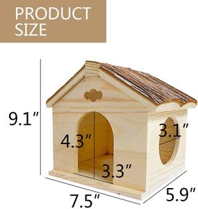 Cage à Mâcher Naturelle pour Petit Animal, Jouet pour Cochon d'Inde, Chinchilla, Rat, Souris, Gerbille, Hérisson - Product Image 6