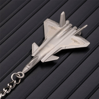 WELLFLYER KECH-191 créatif pendentif en métal porte-clés modèle combattant porte-clés pendentif Mini porte-clés ouvre-bouteille