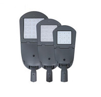 Boîtier en aluminium moulé sous pression, lampadaire électrique, lampadaire LED 80w avec capteur de mouvement pour l'éclairage public