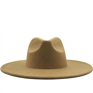 Men High Quality Custom Wool Wide Brim Felt Fedora Hats Unisex Wholesale - Product Image 1