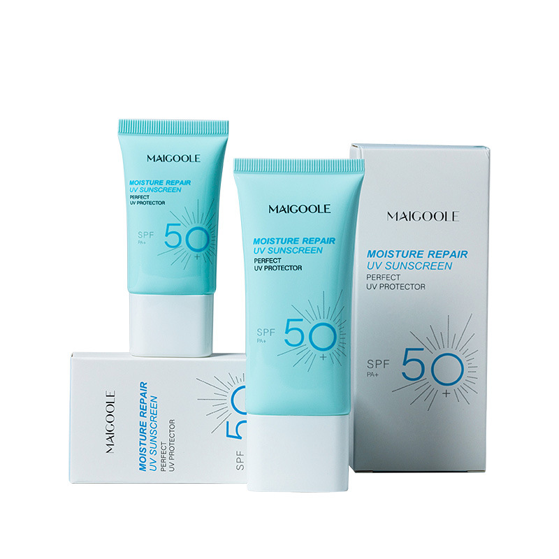 Солнцезащитный летний крем SPF50 + лосьон, увлажняющий отбеливающий органический UVA UVB предотвращает