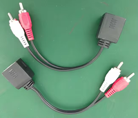 Cable Universal para Videocámara DV AV con Conectores S-Video y RCA, Revestimiento de PVC, Blindaje Trenzado, Longitud Personalizable