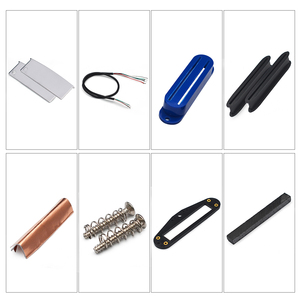 Kits de ramassage DIY pour <span class=keywords><strong>guitare</strong></span> électrique ST Humbucker, bobine de ramassage à double bobine/couverture/barre en céramique/câble/pièces de poteau multicolores - Product Image 3