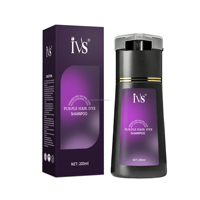 Proveedor de Cosméticos Fabrica Champú Tinte Permanente Negro Mágico 3 en 1 Fórmula Herbal Natural con Aceite de Argán 200ml