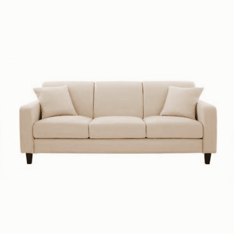 Desain Baru Modern Kualitas Tinggi Model Baru Warna Krim Furnitur Ruang Tamu Sofa Boston