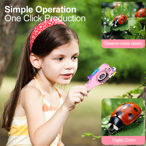 2025 xách tay cầm tay kỹ thuật số Kính lúp <span class=keywords><strong>mini</strong></span> 500x Túi kính hiển vi <span class=keywords><strong>kit</strong></span> đồ chơi trẻ em cho trẻ em máy ảnh - Product Image 3