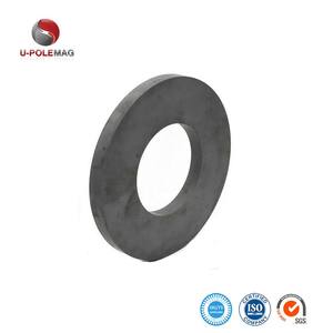 Y35 Professional Ferrit Permanenter diametral magnetisierter <span class=keywords><strong>Ring</strong></span> <span class=keywords><strong>magnet</strong></span> Benutzer definierter axialer Ferrit <span class=keywords><strong>magnet</strong></span> Y 52 für Lautsprecher Schwarz - Product Image 5