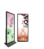 Pantalla Publicitaria Vertical de Pie para Interiores, Pantalla Digital Táctil LCD, Kiosco Publicitario