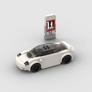 Bloques de Construcción de Plástico ABS para Armar un Superauto Energético, 14 Años de Experiencia en Ensamblaje, Juguete Educativo MOC para Niños - Product Image 1