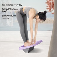 Nouvelle planche d'étirement réglable en ABS avec repose-pieds pour femmes, outil d'étirement des mollets à usage domestique, pour des jambes affinées, plateforme inclinée à neuf niveaux