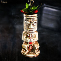 Tasse tiki en céramique motif crocodile, coupe crocodile, conception personnalisée, de haute qualité, pour fêtes Bar, livraison gratuite