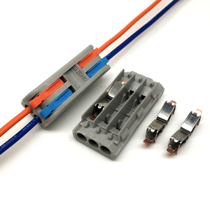 Connecteur de câble universel compact à levier, bornier de raccordement 2/3/4/5 voies, connecteur de câble électrique rapide à insertion par poussée, 32A 400V - Product Image 2