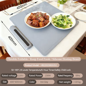 2025 Milieuvriendelijke Siliconen Elektrische Verwarming Tafel Mat Voedsel Verwarming <span class=keywords><strong>Pad</strong></span> Huishoudelijk Gebruik 50-100 Temperatuurbereik 110V-240V - Product Image 2