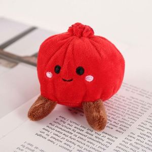 Plush Colorful Dumpling Squishy Keychains Cartoon Plush <b>Doll</b> Toy Backpack Ornament <b>Accessory</b> - Product Image 3