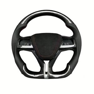 Volant personnalisé en fibre de carbone forgée avec LED pour <span class=keywords><strong>BMW</strong></span> E60 E63 M6 M5 E61 E64 525i 530 630 <span class=keywords><strong>650</strong></span> Série 5 Série 6 Sans airbag - Product Image 3
