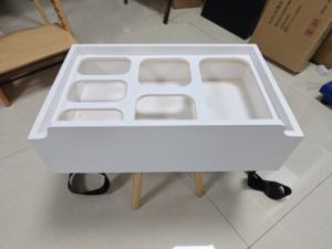 Bandejas de madera con correa, bandeja Gastronorm Usherette, bandeja para servir en fiestas de cine, portador de palomitas Usherette - Product Image 4