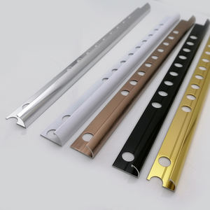 Bordure <span class=keywords><strong>de</strong></span> carrelage en aluminium <span class=keywords><strong>de</strong></span> forme <span class=keywords><strong>quart</strong></span> <span class=keywords><strong>de</strong></span> cercle en céramique à bon prix - Product Image 2