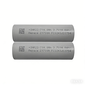 BARU Ampace 21700 JP40 4000mAh 4Ah 35C 140A 3.58V LiCoO2 Katoda 1000 Siklus Sel Lithium Ion 21700 untuk Peralatan Listrik, UAV - Product Image 1