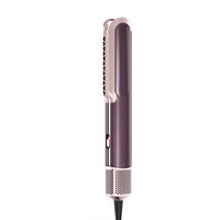 Lisseur et boucleur 2-en-1 professionnel pour cheveux humides et secs avec affichage LED pour application en camping-car