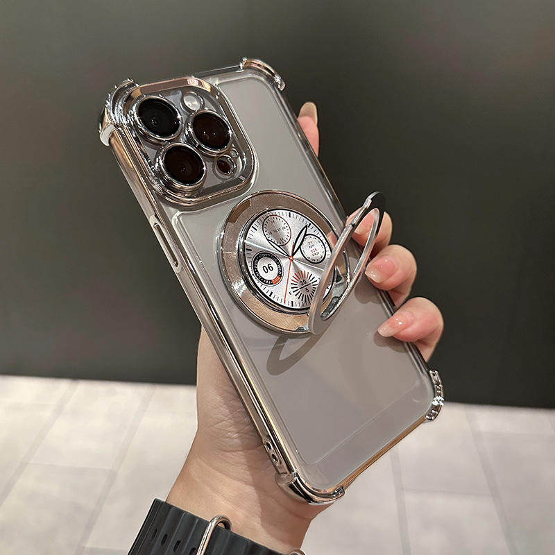 [Argent] Montre à grain magnétique argent tournant brac