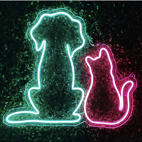 Enseignes au néon LED en forme d'ailes d'ange, décoration murale pour chambre, veilleuse pour chambre à coucher, fête de mariage, décorations de Noël, vente en gros