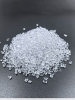 Granulés de PC transparents ignifuges V0, résine de polycarbonate résistante aux UV pour l'éclairage extérieur et les boîtiers électriques