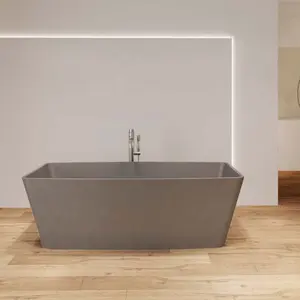 CONRAZZO环保水泥现代酒店浴室现代设计独立式定制固体表面独立式浴缸