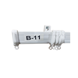 Riel curvo de <span class=keywords><strong>PVC</strong></span> diy para cortina de ventana, cortina flexible de ducha de plástico y accesorios de tubería flexible de <span class=keywords><strong>PVC</strong></span> - Product Image 4