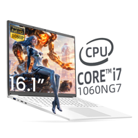Ordinateur portable professionnel neuf OEM 16,1 pouces Intel Core I7-1060NG7 Windows 11 16 Go de RAM 512 Go de SSD Écran IPS 16:10 Clavier anglais