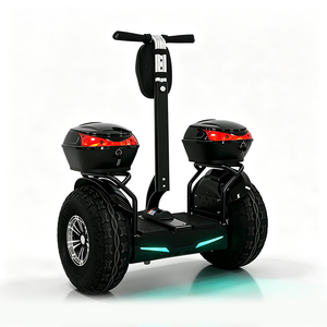 Patinete Eléctrico Autoequilibrado para Adultos con Luces Ambientales, Caja de Almacenamiento Doble, Neumáticos Grandes Negros de 19 Pulgadas - Product Image 2