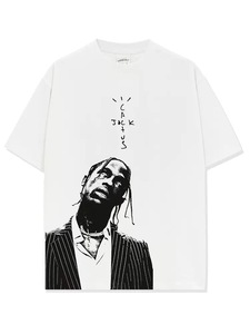 T-Shirt Personalizzata di Alta Qualità con Logo <span class=keywords><strong>Cactus</strong></span> <span class=keywords><strong>Jack</strong></span> Scritto a Mano, Grafica Hip Hop, Oversize a Manica Corta - Product Image 2