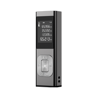 Télémètre laser infrarouge 0-80M, outil de mesure numérique portable avec corps en alliage d'aluminium et port de charge Type-C