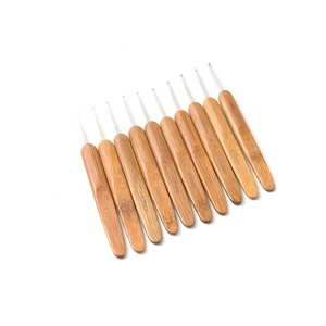 <span class=keywords><strong>Agujas</strong></span> <span class=keywords><strong>de</strong></span> Tejer DIY, 10 Piezas, <span class=keywords><strong>Ganchillo</strong></span> <span class=keywords><strong>de</strong></span> Hierro con Mango <span class=keywords><strong>de</strong></span> <span class=keywords><strong>Madera</strong></span> <span class=keywords><strong>de</strong></span> Bambú - Product Image 1