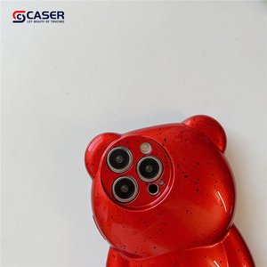 Light Luxury 3D Splash Ink Little Bear TPU Phone Case para iPhone 16 <span class=keywords><strong>Pro</strong></span> Max 15 <span class=keywords><strong>Pro</strong></span> 14-Color sólido Último diseño Mobile Cover - Product Image 6